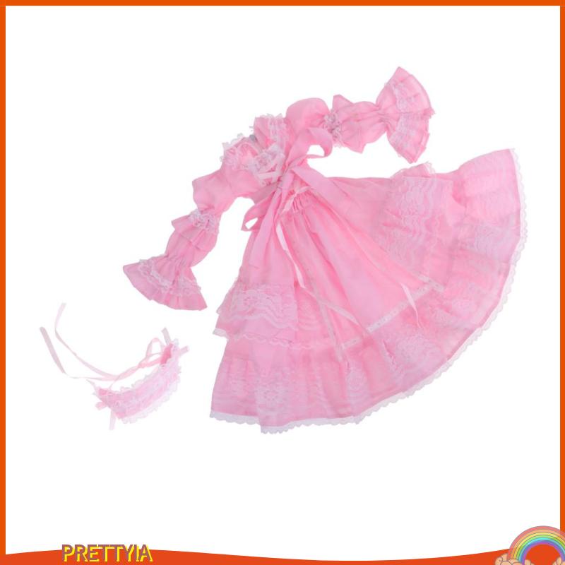 Đầm Công Chúa Kèm Băng Đô Xinh Xắn Cho Búp Bê 1 / 3