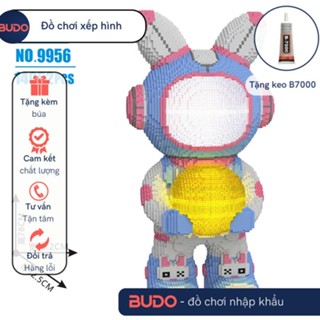 bearbrick  thỏ vũ trụ phi hành gia ôm câu 78cm momo gấu bạo lực đồ chơi xếp hình trẻ em nanoblock Đồ chơi lắp ráp
