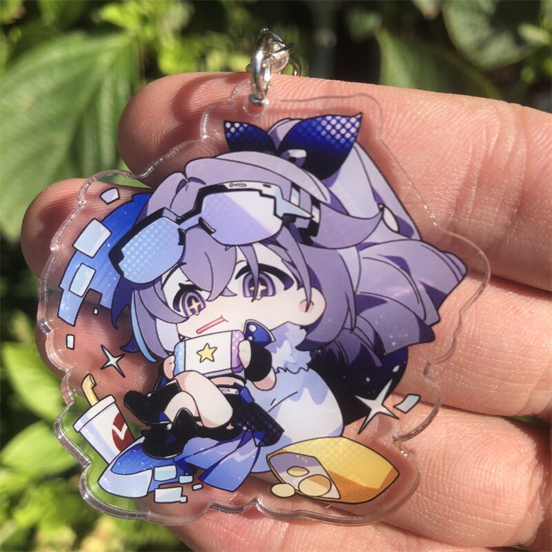 Móc khoá Honkai: Star Rail Blade Silver Wolf Yanqing Kafka Jing Yuan Anime Manga Nhật Bản Phụ Kiện Trang Trí Túi xách