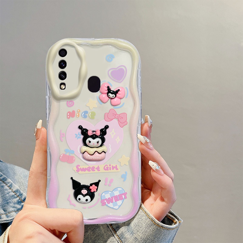 Ốp lưng samsung a20s Dễ Thương Ốp Điện Thoại Chống Sốc Hình Búp Bê Hoạt Hình 3d Thời Trang Cho samsung a20s