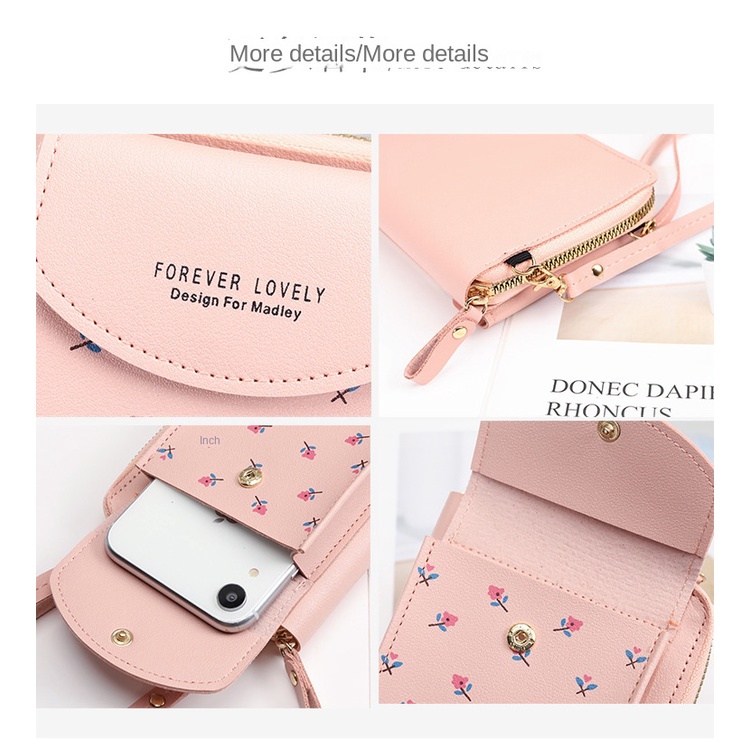 Túi Đeo Chéo Hình Vuông Cỡ Lớn Màu Trơn Đa Năng Thời Trang Cho Nữ mobile