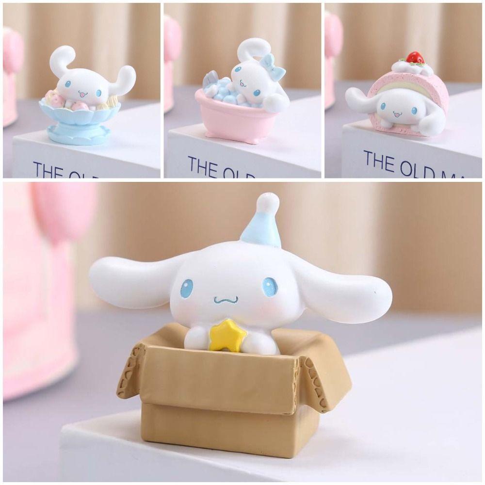 Mmluck cinnamoroll Đồ Chơi Mô Hình Nhân Vật anime cinnamoroll pvc Xung Quanh