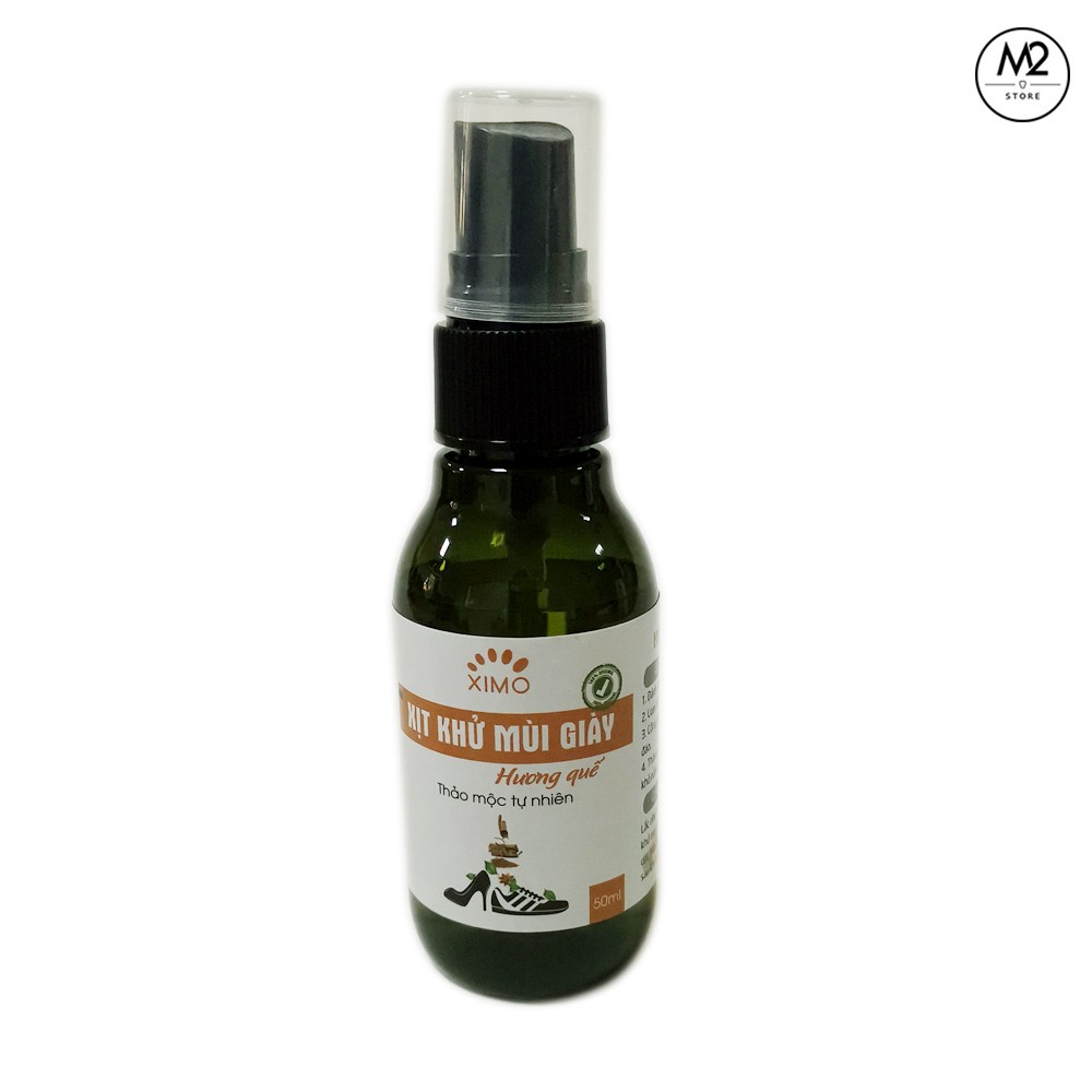 Xịt khử mùi giày Hương Quế, Hương Chanh, Xả XIMO mùi dịu nhẹ đánh tan mùi hôi chân, giày và mũ bảo hiểm