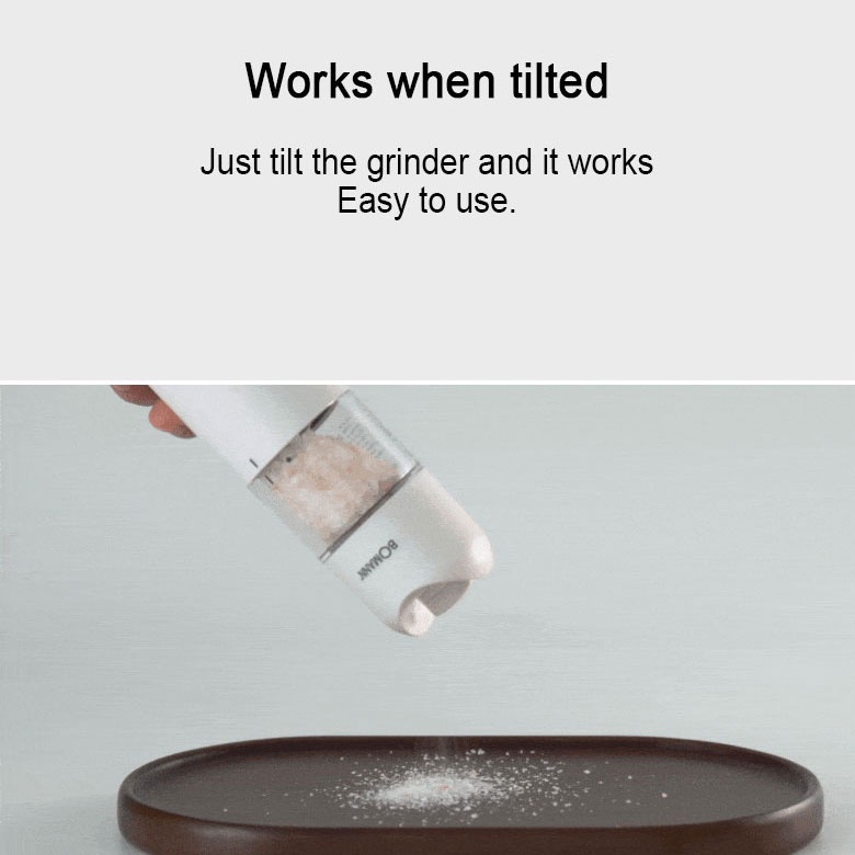 BOMANN PM5215W Automatic Seasoning Grinder Whole Pepper Sesame Salt Grinder