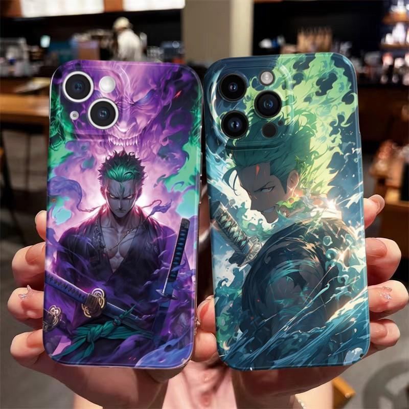 Ốp Điện Thoại acrylic Cứng In Hoạt Hình one piece Cho iphone 11 15 12 pro max 13 mini 11pro 12 pro plus