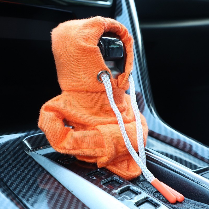 Vỏ Bọc Núm Gạt Cần Số Xe Hơi Tự Động Hình Áo hoodie mini Dễ Thương Sáng Tạo