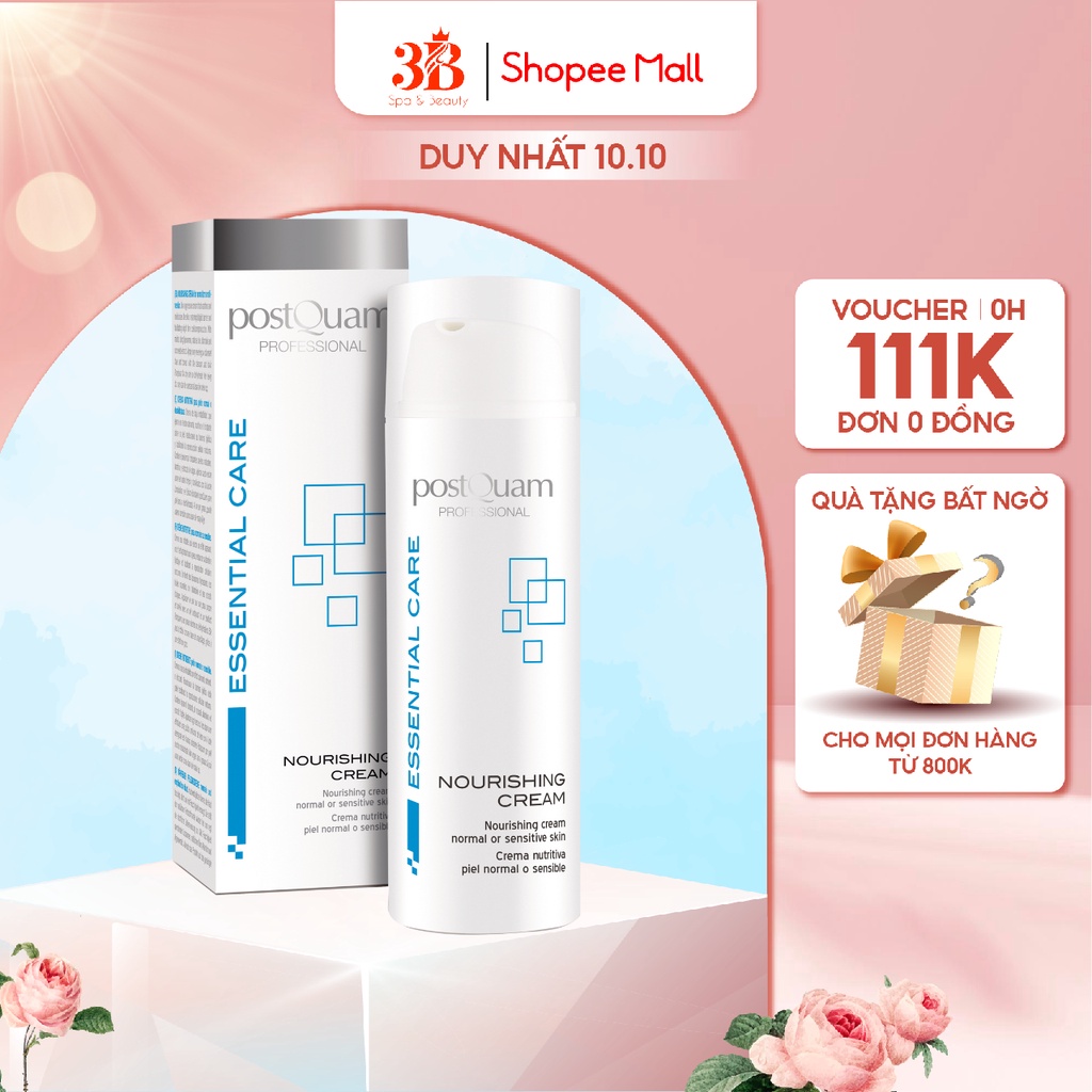 Kem Dưỡng Phục Hồi Cho Da Nhạy Cảm, Thương Tổn Hoặc Bị Kích Ứng POSTQUAM Nourishing Cream Phục Hồi Da Treatment 50ML Q71