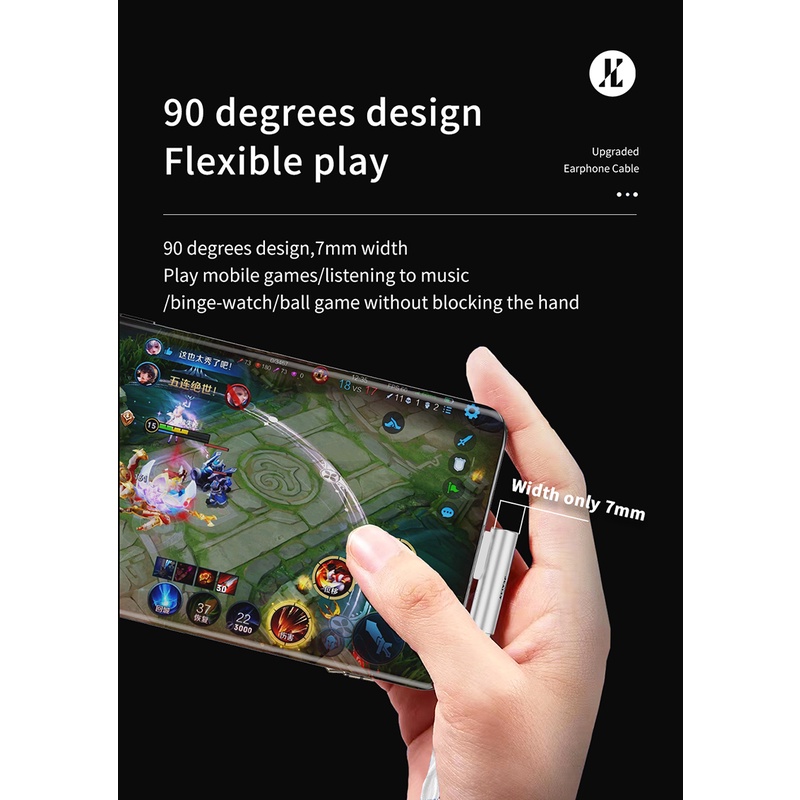 Jcally Cáp Tai Nghe Mạ Bạc tc20 type-c 8 Lõi bes3001-sp dac Kèm mic Cho kz trn