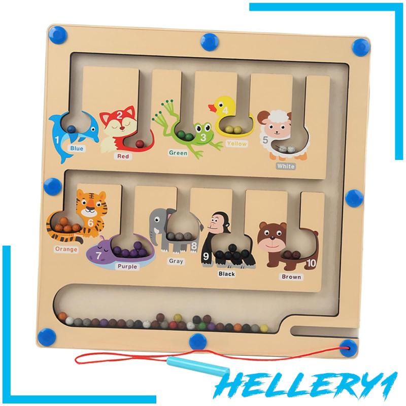 Bảng Gỗ Mê Cung Nhiều Màu Sắc Bắt Mắt Cho Bé