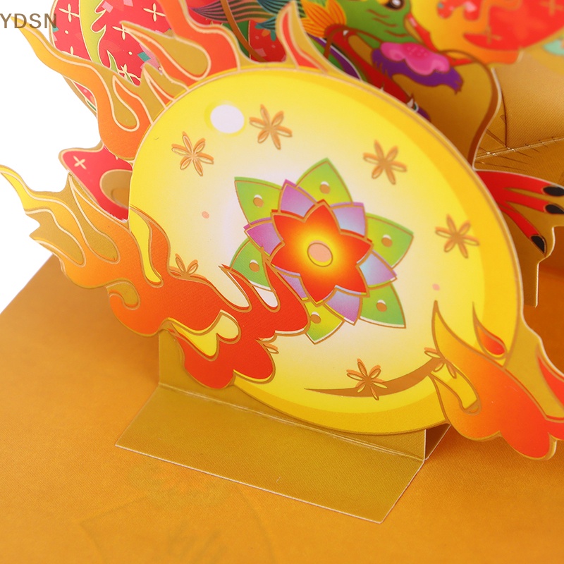 1 Bao Lì Xì Đỏ Hình Rồng 3D May Mắn Cho Năm Mới 2024