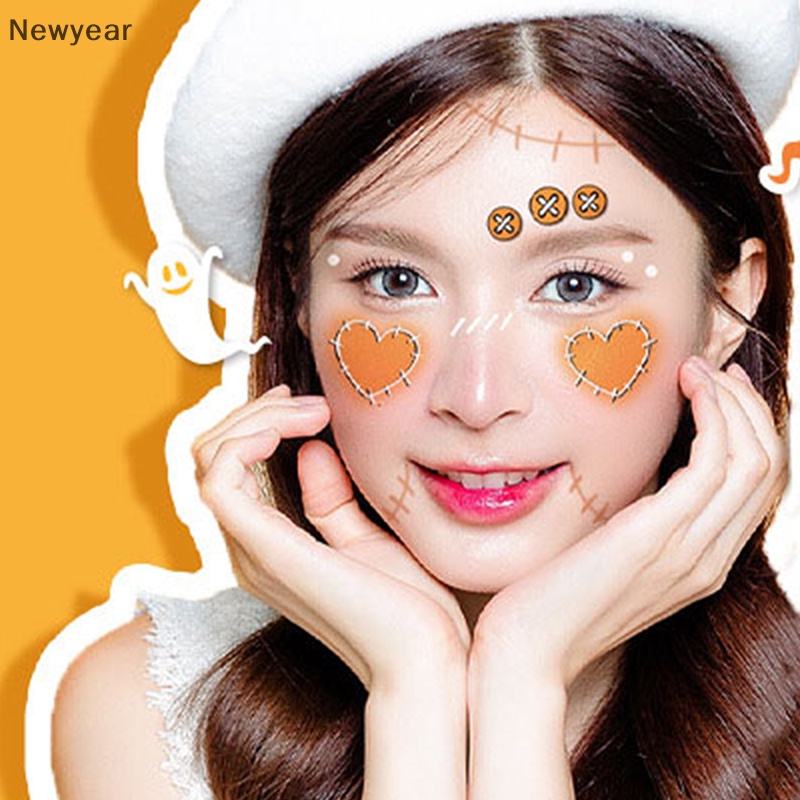Newyear Nhãn Dán Trang Trí Tiệc halloween Hình Xăm Vết Thương Máu Kinh Dị