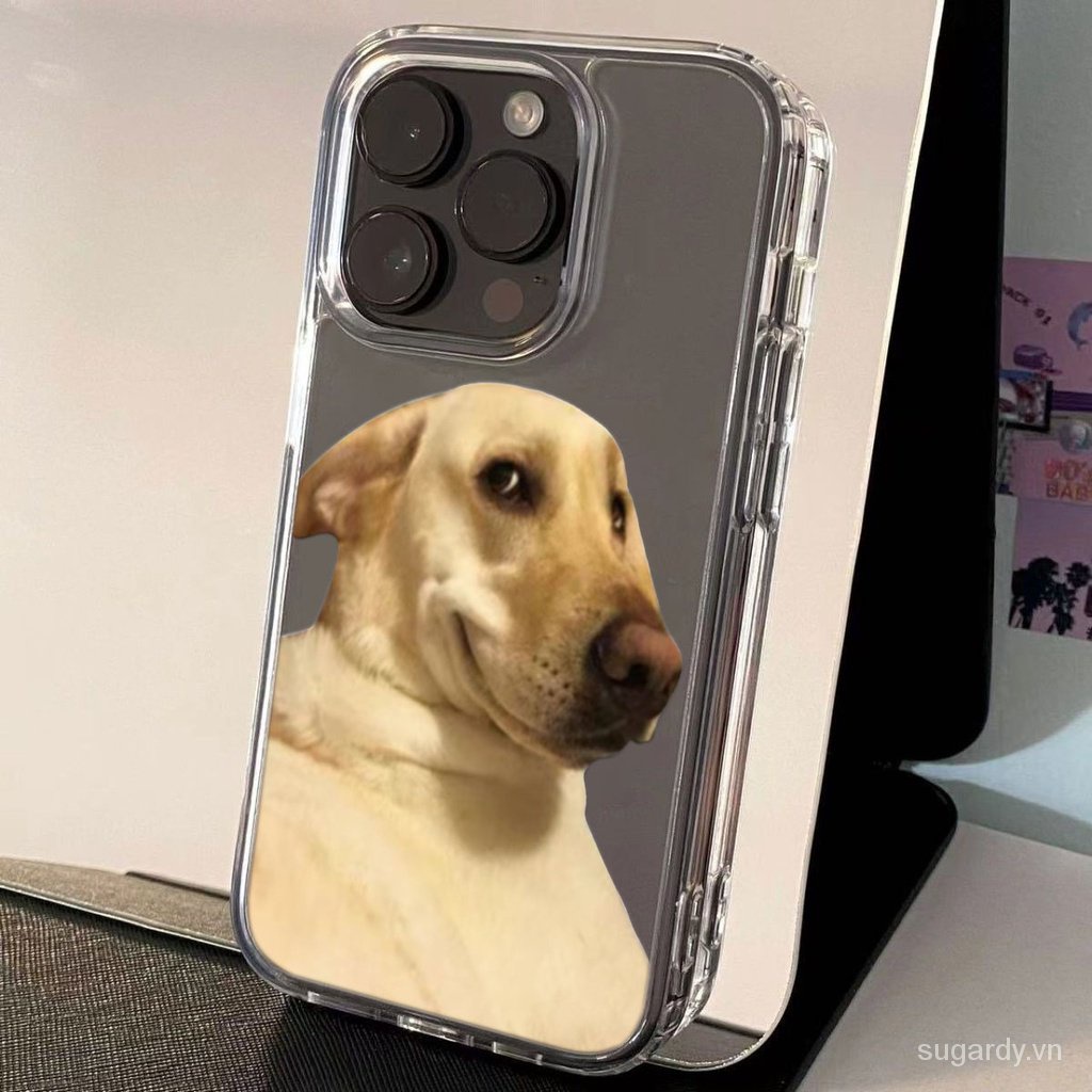 Ốp Điện Thoại Trong Suốt Hình Chú Chó Cho iphone 15pro 15promax 14promax 13promax 11promax 15 14 13 12 11 pro max xr x xsmax 7 8 plus
