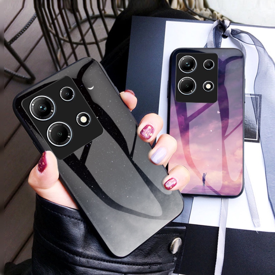 Thời Trang Ốp Điện Thoại Kính Cường Lực Cứng Chống Sốc Cho infinix note 30 4g note30 5g infinix not 11 11s 12 note11 note12 g96
