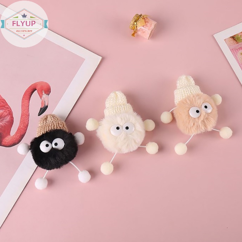 Flyup Móc Khóa Hình Búp Bê Hoạt Hình Nhồi Bông Nhiều Màu Sắc Dễ Thương vn