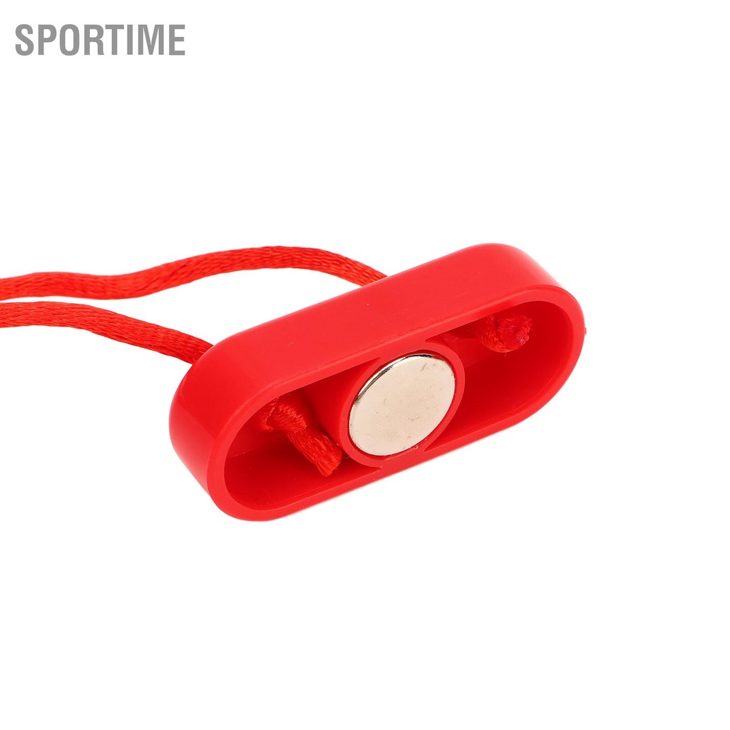 Sportime 2 Chiếc Máy Chạy Bộ Chìa Khóa An Toàn Đa Năng Nam Châm Thay Thế Đỏ