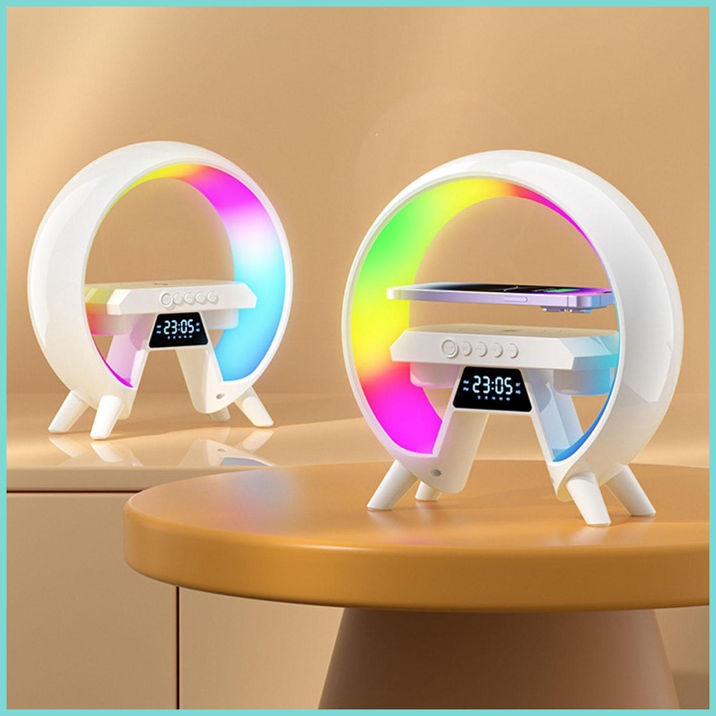 Loa Không Dây Thông Minh Có Đèn led Sạc Nhanh 15w Cho Điện Thoại Di Động