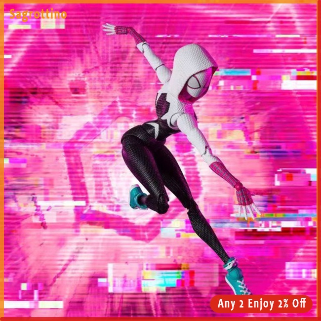 Mô Hình Nhân Vật Người Nhện Hoạt Hình shf spider-gwen Quà Tặng Trang Trí