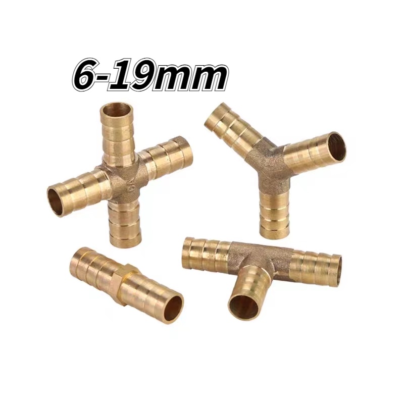 Khớp Nối Ống Nước Chữ t Bằng Đồng 6 / 8 / 10 / 12 / 14 / 16 / 19mm
