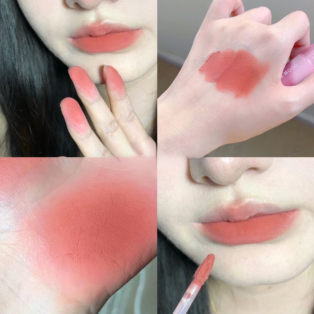 Son Môi Dạng Lỏng Chống Dính Lâu Trôi Màu Nhung Lì Quyến Rũ