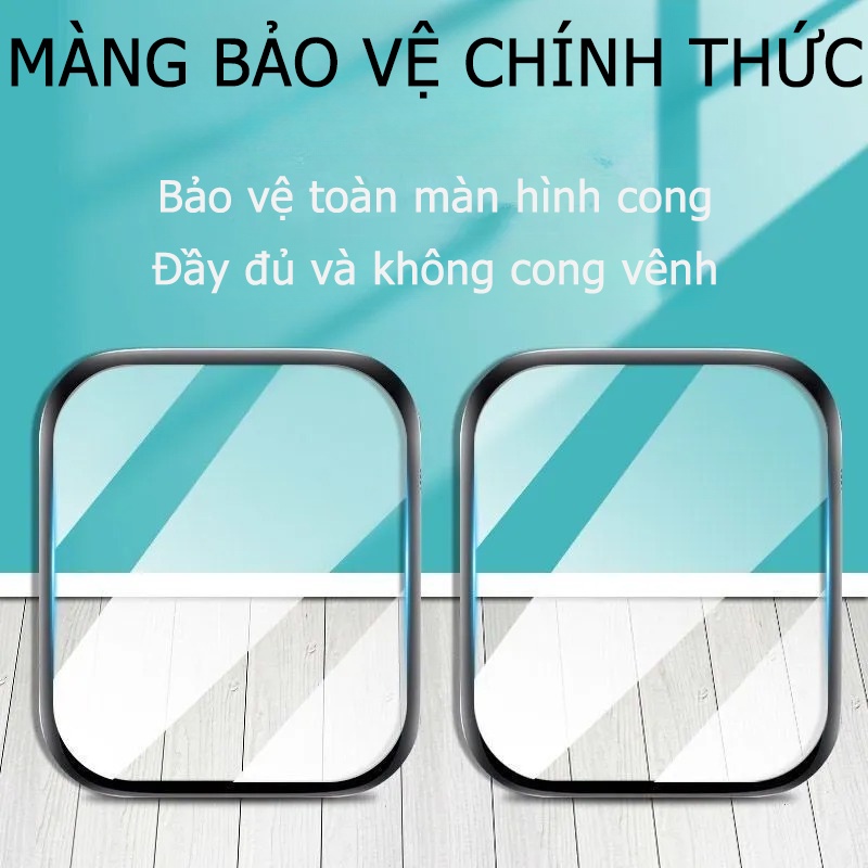 Iwatch series 8 7 6 5 4 3 2 1 watch 3D phim bảo vệ 41mm45mm 40mm44mm 38mm42mm49mm bảo vệ màn hình đồng hồ chất rắn