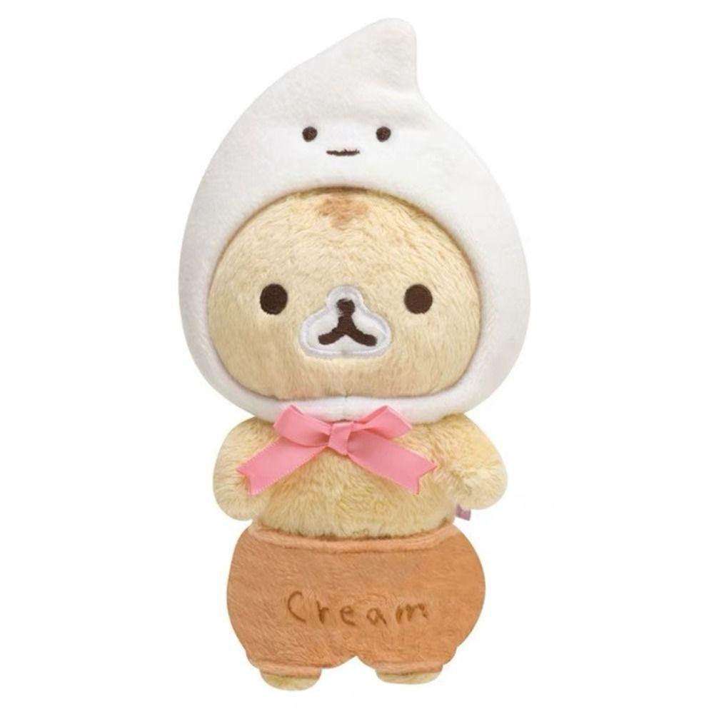Mmluck Mask Móc Khóa Mèo Nhồi Bông Mềm Mại Đáng Yêu Treo Túi Xách rilakkuma