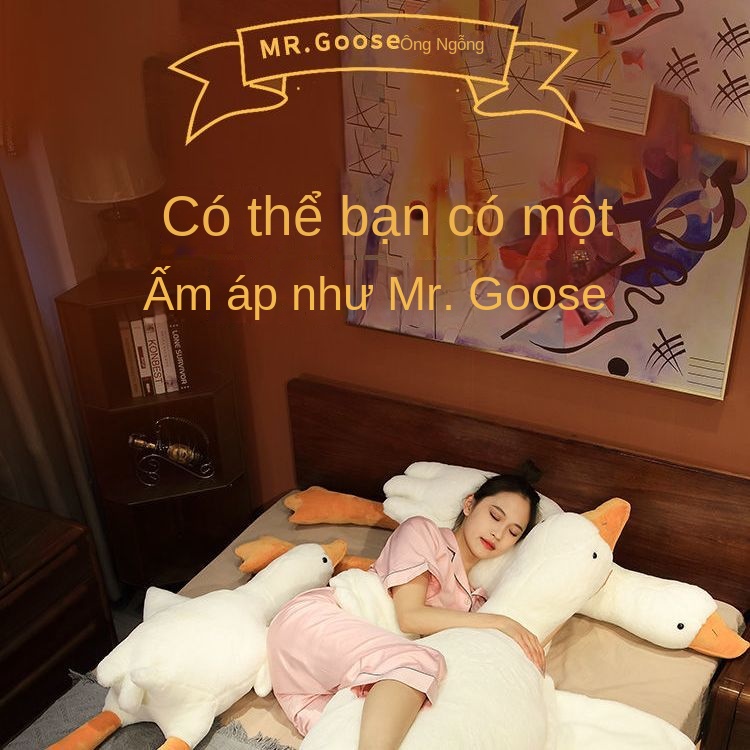 Thú Nhồi Bông Hình Con Ngỗng Trắng Đáng Yêu