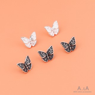█diy゜ s925 bạc●mặt dây chuyền bạc s925 hình bướm phong cách retro