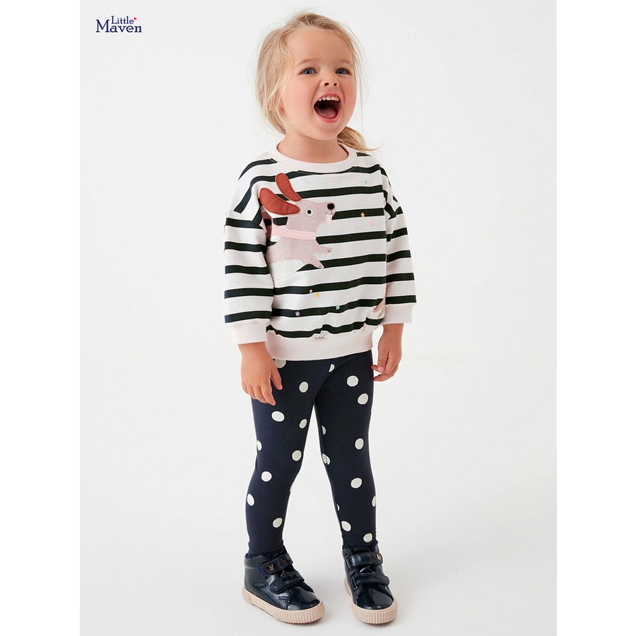 Áo Thun Tay Dài In Hình Kỳ Lân Dễ Thương Thời Trang Mùa Hè Cho Bé Gái