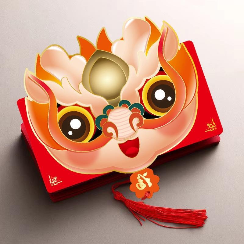 Set 6 / 10 Bao Lì Xì Đỏ angpao Phong Cách Trung Hoa 2024