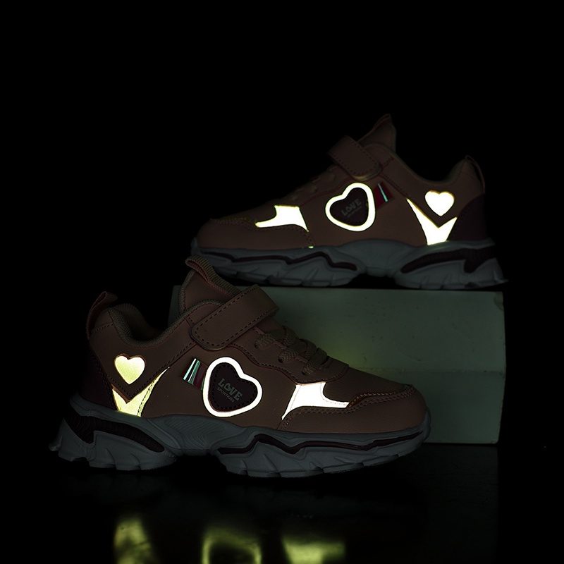 Giày Thể Thao Bằng Da Cho Bé Gái