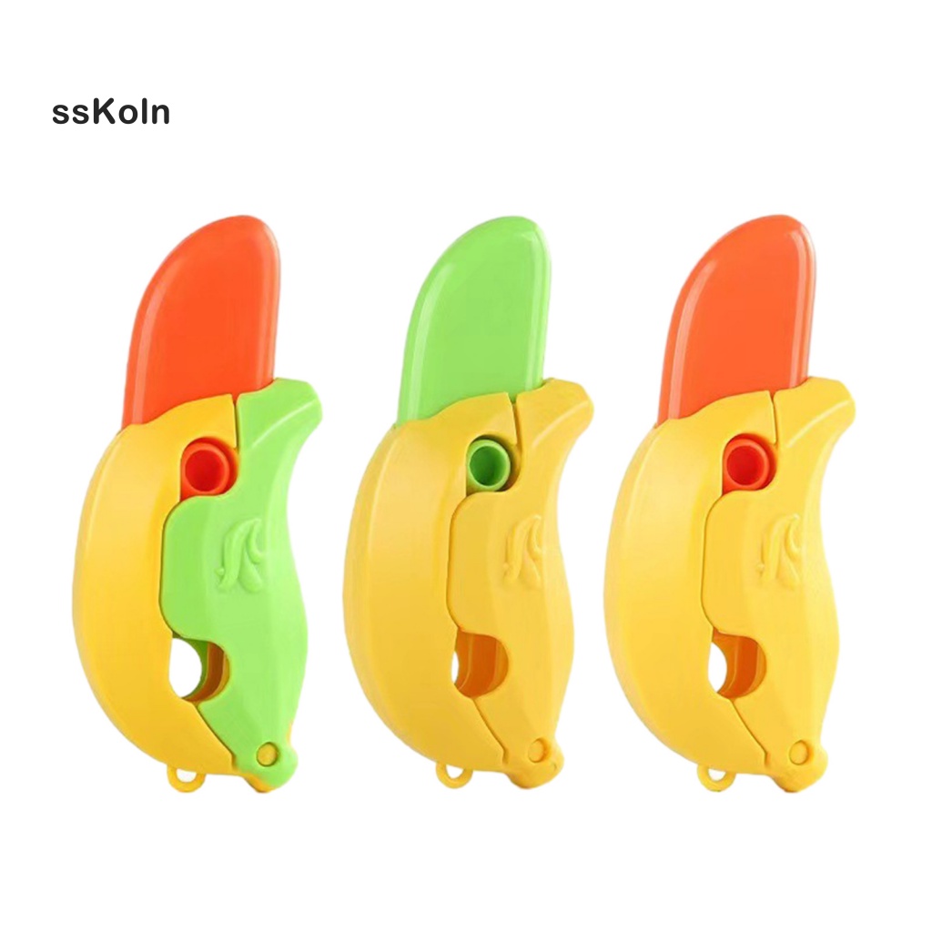 Đồ Chơi Nắn Bóp Đàn Hồi Giảm stress Hình Quả Chuối 3d Nhiều Màu