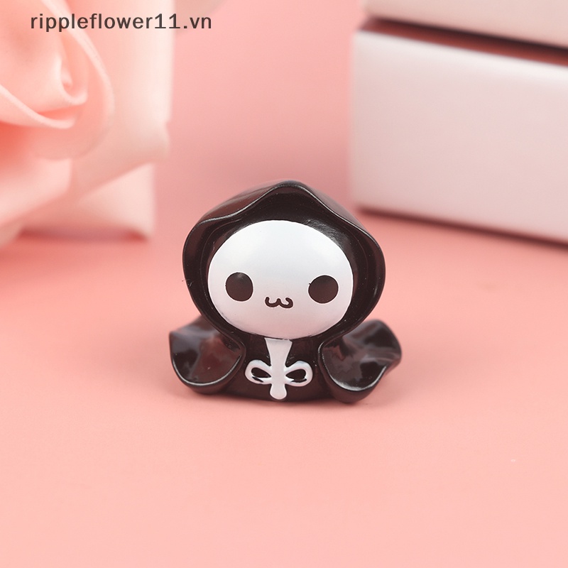 Mô Hình Nhện Và Quả Bí Ngô mini Bằng Nhựa Trang Trí halloween