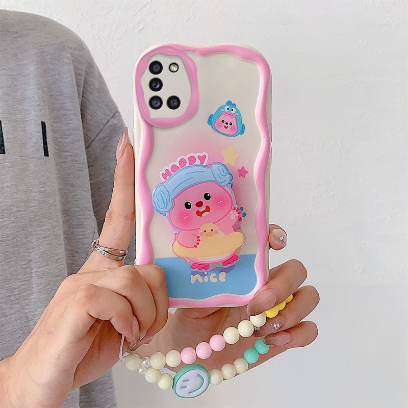 Ốp lưng samsung a31 Dễ Thương Ốp Điện Thoại Chống Sốc Hình Búp Bê Hoạt Hình 3d Thời Trang Cho samsung a31