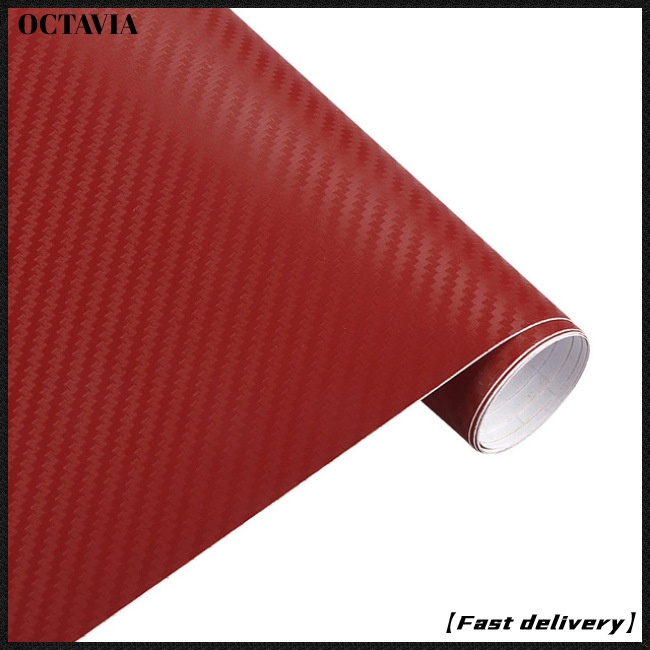 At Cuộn Phim Dán 3d Bằng vinyl Sợi carbon 30cmx127cm Trang Trí Xe Hơi Xe Máy