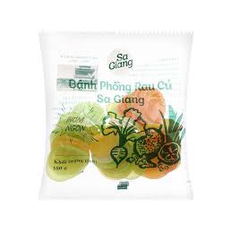 1 gói Bánh phồng tôm + rau củ Sa Giang 100g