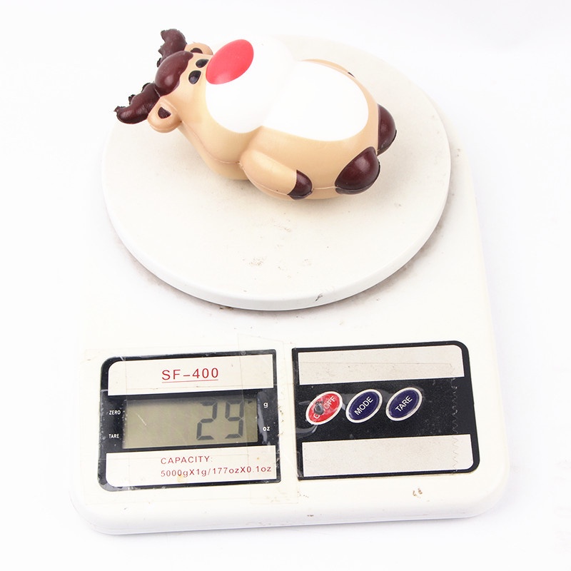 Squishy Hình chú tuần lộc giáng sinh Đồ Chơi Xốp Giảm Stress Hình mềm mịn dễ Thương đàn hồi Cho Bé - Lina Shop