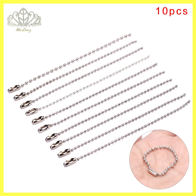 Set 10 Móc Khóa Hạt Cườm 3.5 "Dài 0.09"