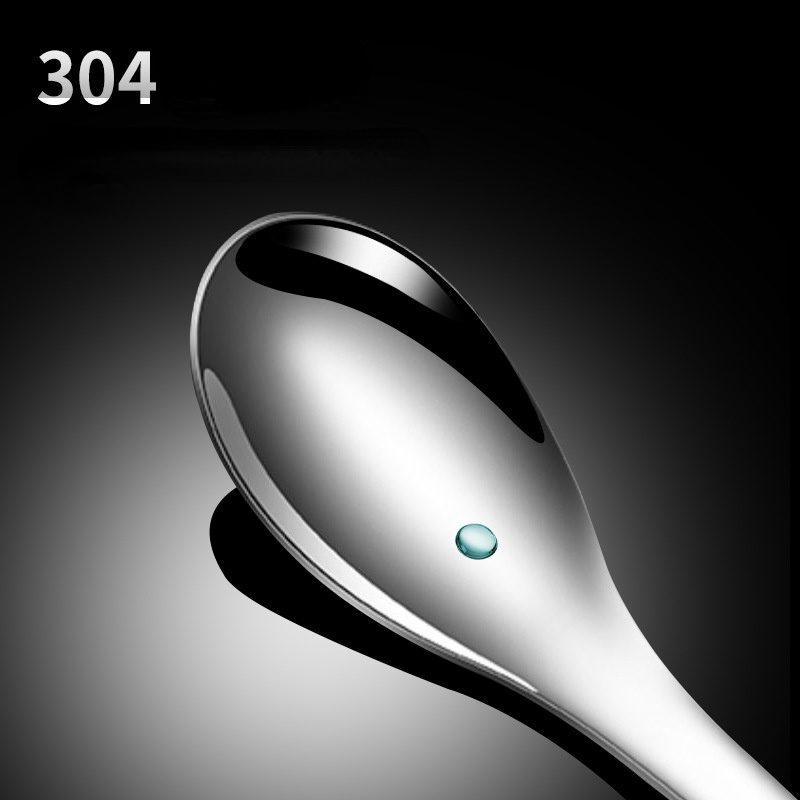 Muỗng Ăn Cơm Bằng Thép Không Gỉ 304 Cao Cấp Cho Gia Đình