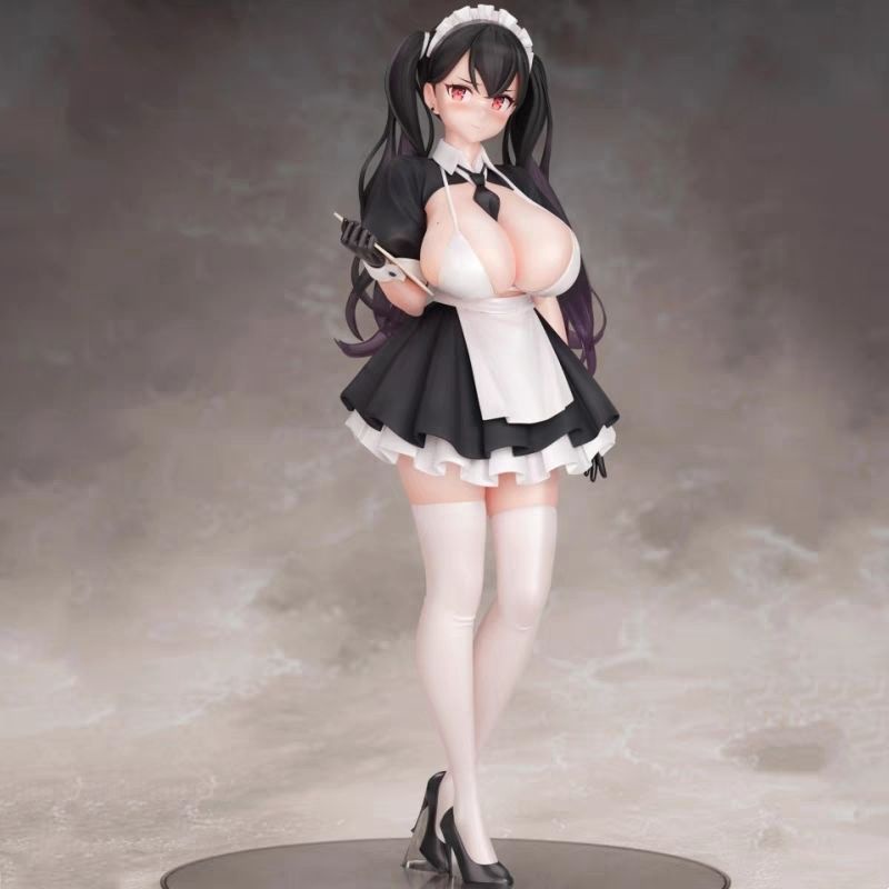 Mô Hình Cô Hầu Gái anime Thủ Công Hai Chiều Gợi Cảm Để Bàn