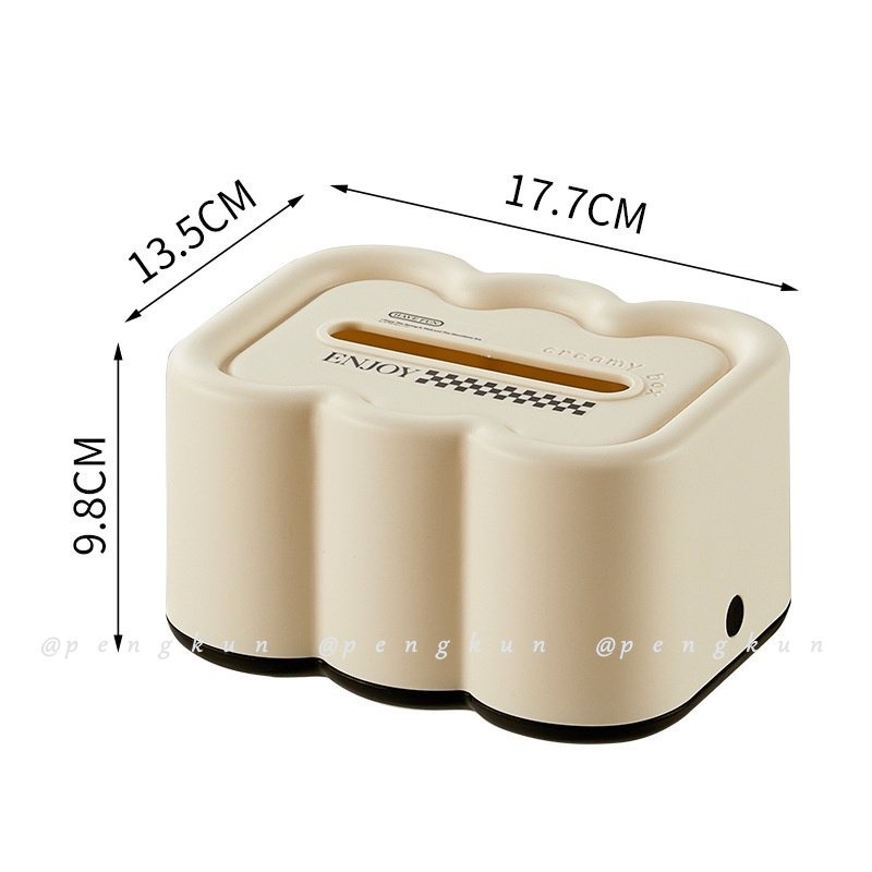 Hộp Đựng Khăn Giấy Gắn Tường Hình Đám Mây Phong Cách Pháp