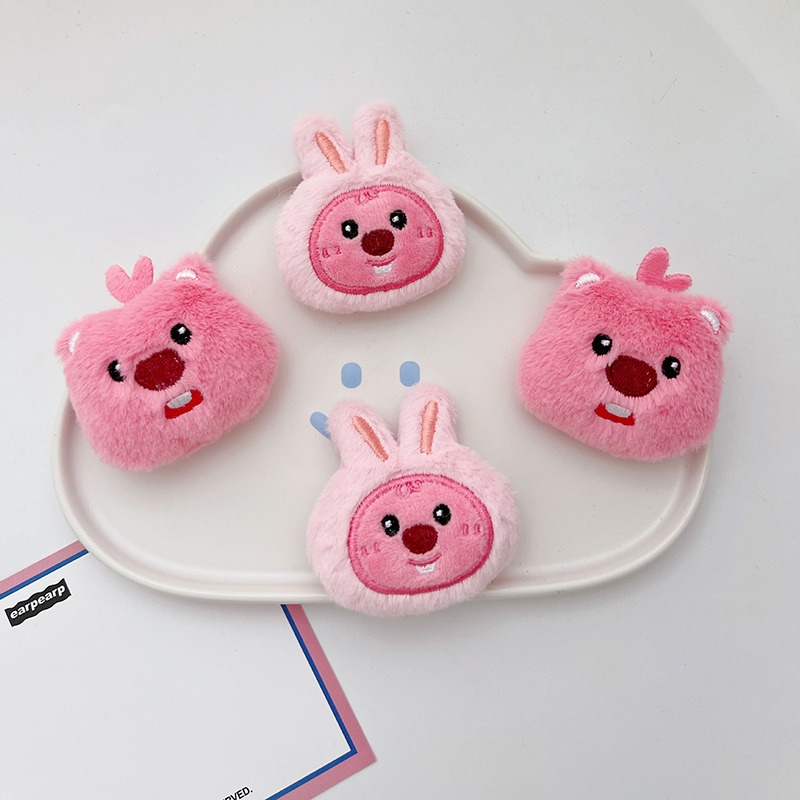 Kawaii Phụ Kiện Móc Khóa Hình Búp Bê Nhồi Bông Mềm Mại Dễ Thương diy