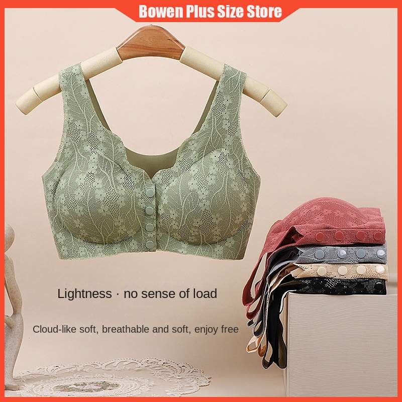 Áo lót 4 Nút Cài Trước Thiết Kế Thoải Mái Cỡ m-4xl Thời Trang Cho Nữ 40-100kg