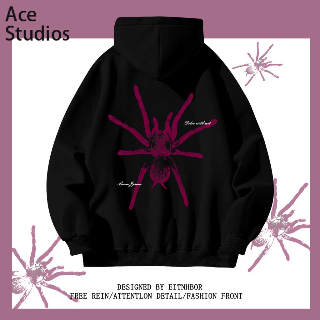 Ace Studios Áo Khoác hoodie áo khoác nữ zip hoodie Thanh lịch Fashion trendy unique WWY23000GM 44Z231030