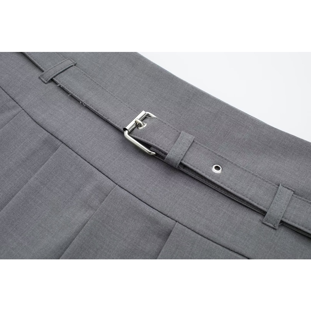 Uibey Chân Váy Dài Lưng Cao Xếp Li Thời Trang 945019