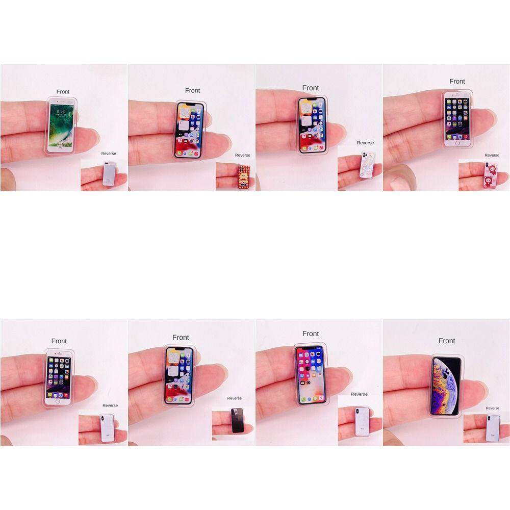 Mô Hình Điện Thoại Di Động Mini bjd 1: 12 Dễ Thương Trang Trí Nhà Búp Bê 1: 12