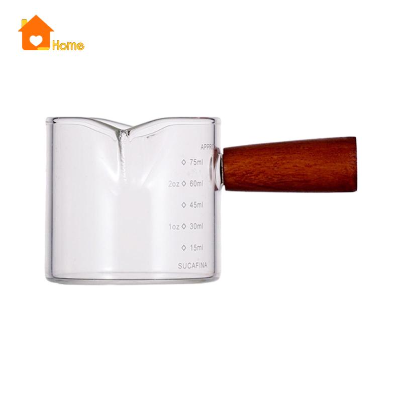 Ly Thủy Tinh mini Đong Cà Phê espresso