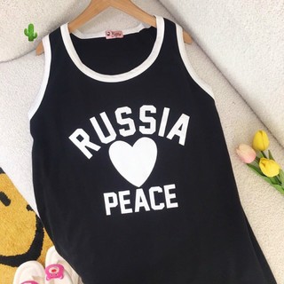 đầm ba lỗ in chữ peace trái tim thoitrangteen00