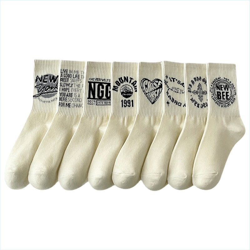 Vớ Thể Thao cotton Nguyên Chất Thấm Hút Mồ Hôi Thoáng Khí Thời Trang Mùa Thu Cho Nam