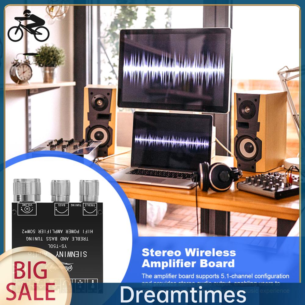 Bảng Mạch Khuếch Đại Âm Thanh ys-t50l 50w * 2 bluetooth 5.1 Không Dây