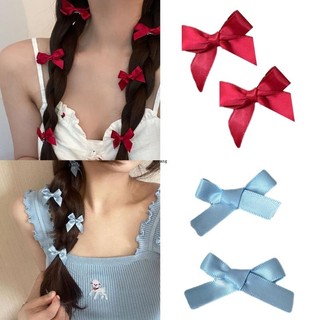 ✿ kẹp tóc ruy băng thắt nơ ruy băng cho nữ